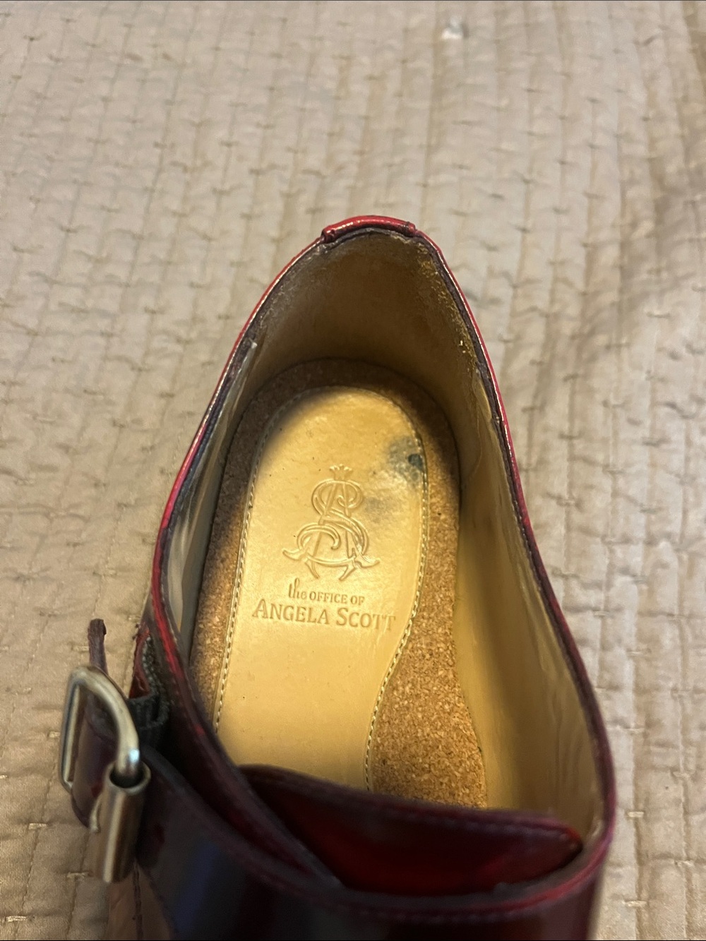 Office of Angela Scott Mr Colin Double Monkstrap Magenta 39 - Picture 4 of 7
